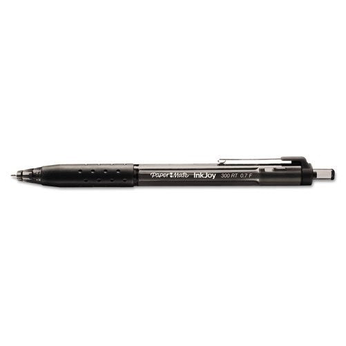 Paper Mate InkJoy 300RT Retractable Ballpoint Pen, Fine Point, 12-Pack, Blue (1887953)