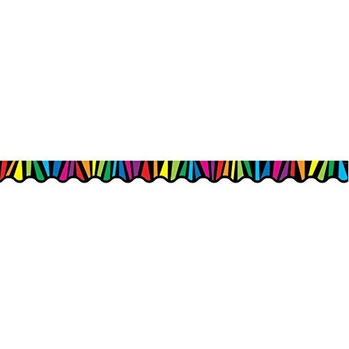 Creative Teaching Press Rainbow Stripes Border (2666)