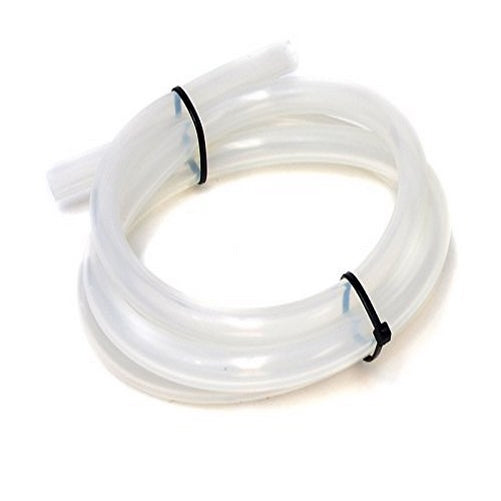 HPS HTSVH6-CLEARx5 Clear 5' Length High Temperature Silicone Vacuum Tubing Hose (60 psi Maxium Pressure, 1/4" ID)