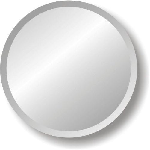 24" Round Frameless Wall Mirror