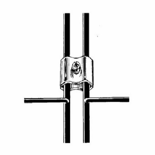 Gridwall Joining Clips Connectors for Grid Panels - White Color - Box of 25 Pcs.