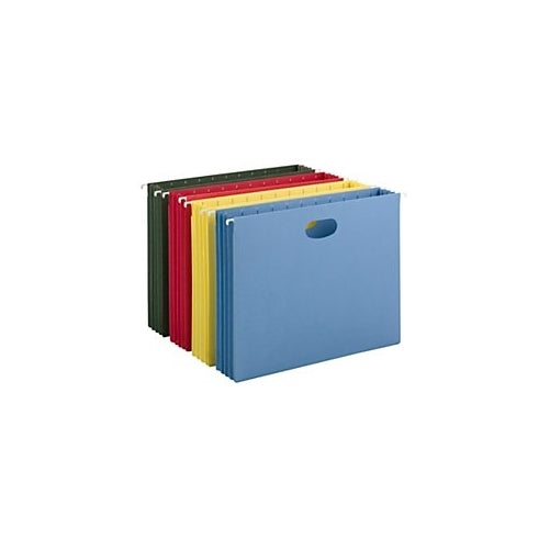 Smead Hanging File Pocket, 3-1/2" Expansion, Letter Size, Assorted Colors, 4 per Pack (64290)
