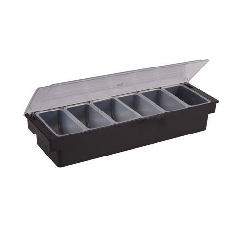 Winco CCH-6 6-Compartment Condiment Holder