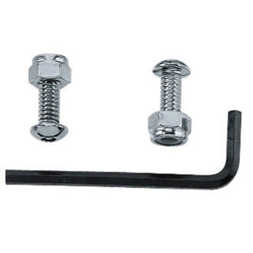 Custom Accessories 93368 Chrome Anti-Theft License Plate Fastener