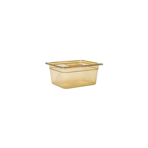 Rubbermaid Commercial 225PAMB Hot Food Pan, 9 1/3qt, 10 3/8w x 12 4/5d x 6h, Amber