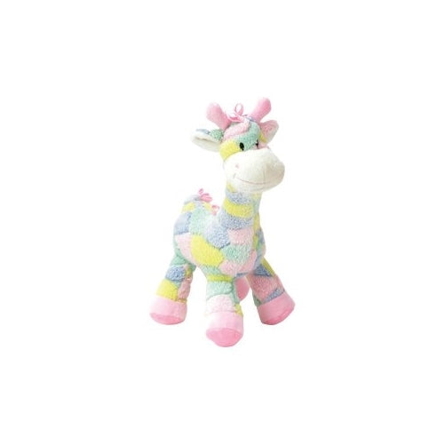 Pastel 13 Inch Plush Giraffe Rattle for Baby - Crib Toy - Infant - Baby Shower - Boy or Girl