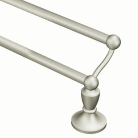 Moen DN8222BN Wembley 24-Inch Double Towel Bar, Brushed Nickel