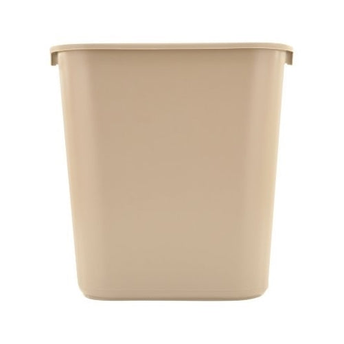 Rubbermaid Commercial Plastic 7-Gallon Trash Can, Beige