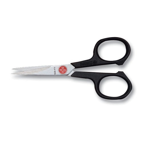 Mundial 4-1/2-Inch Red Dot Embroidery Scissors, Knife Edge