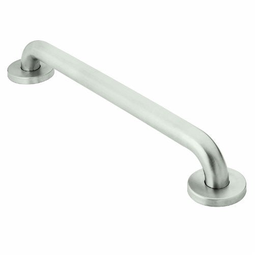 Moen R8712P 12-Inch Bathroom Grab Bar, Peened