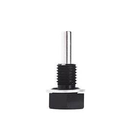 Mishimoto MMODP-1215B Black M12 x 1.5 Magnetic Oil Drain Plug