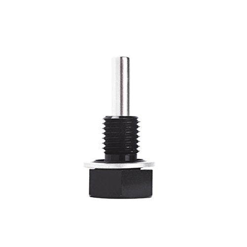 Mishimoto MMODP-1215B Black M12 x 1.5 Magnetic Oil Drain Plug