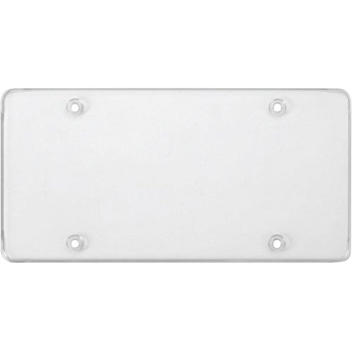 Cruiser Accessories 76100 Tuf Flat Shield Novelty / License Plate Shield, Clear