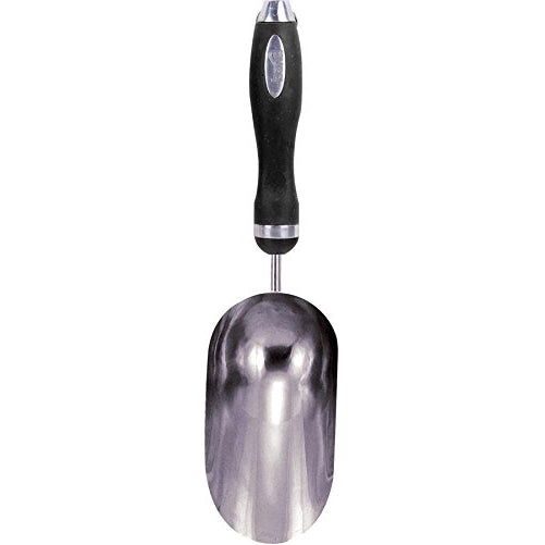 Bond 1906 Stainless Steel Series Extra Large Soil Scoop with Gel Grip Handle