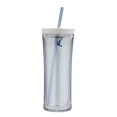 Contigo AUTOCLOSE Shake & Go Double-Wall Tumbler, 20 oz, Clear