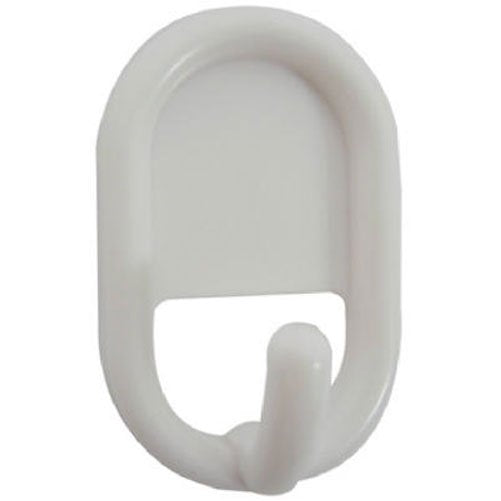 InterDesign Self Adhesive Hook, 2-Pack, White