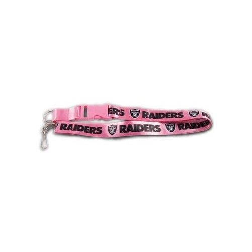 NFL Oakland Raiders Lanyard, Pink