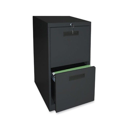 Lorell Mobile Pedestal, File/File, 15 by 22-7/8 by 28-Inch, Black