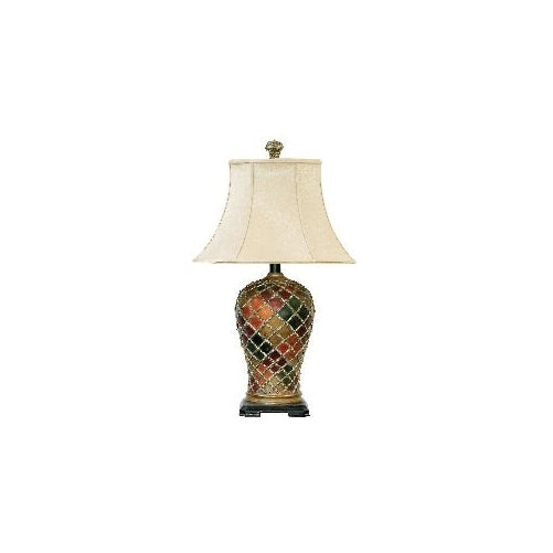 Dimond Lighting 91-152 18 by 30-Inch Joseph 1-Light Traditional Table Lamp, Bellevue Finish