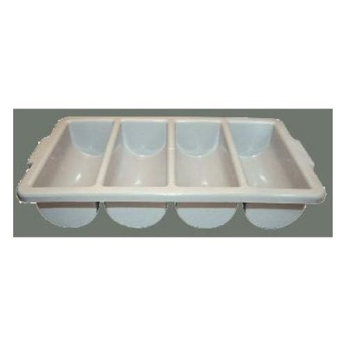 Winco PL-4B 4-Compartment Cutlery Bin