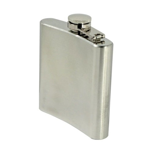 SE HQ6 6-oz. Stainless Steel Hip Flask