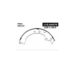 Centric Parts 111.04070 Brake Shoe
