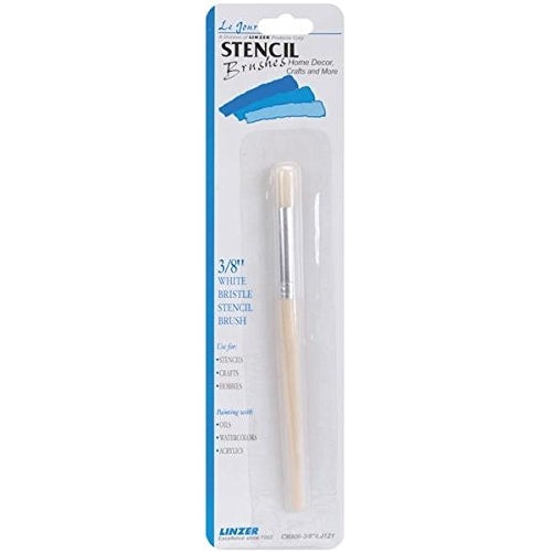 Linzer C 9306 0038 Bristle Artist Brush, White, 3/8"