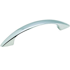 PIEDMONT HARDWARE BRAND (AMEROCK CORP) 1875359 Cabinet Pull, 7/8 In, 3-15/16 In L x 7/16 In W, Zinc, Polished Chrome, Zinc