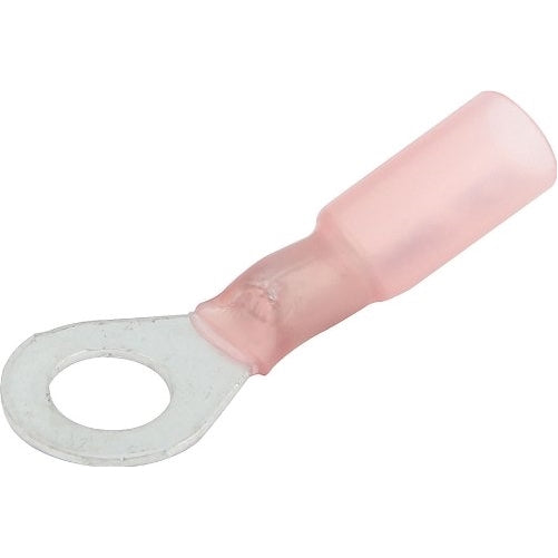 Allstar Performance (ALL76064) 1/4" Hole Heat Shrink Ring Terminal, Pack of 10