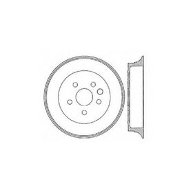 Centric Parts 122.44037 Premium Brake Drum