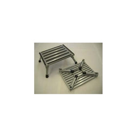 Safety Step F-08C S Silver 14.5" x 19" Large Folding Step