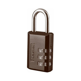 Master Lock 647D 1-1/4" Black Luggage Lock