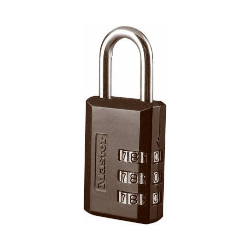 Master Lock 647D 1-1/4" Black Luggage Lock