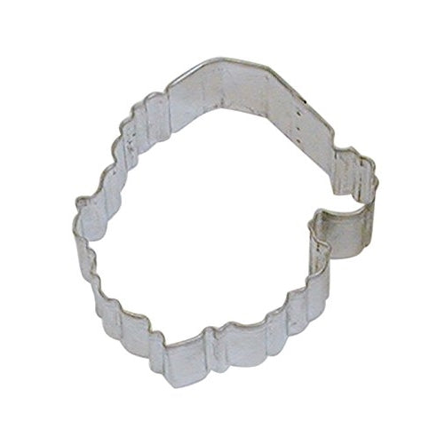 R&M Santa Face 3.75" Cookie Cutter in Durable, Economical, Tinplated Steel