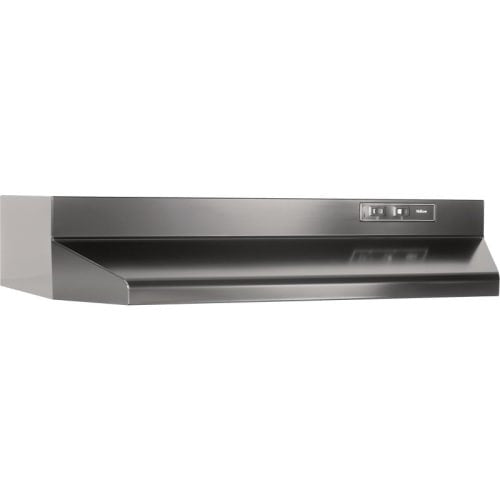 Broan F404223 Two-Speed Four-Way Convertible Range Hood, 42-Inch, Black