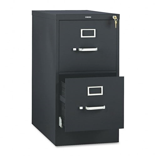 HON 512PP 510 Series 29 by 25-Inch 2-Drawer Full-Suspension Letter File, Black