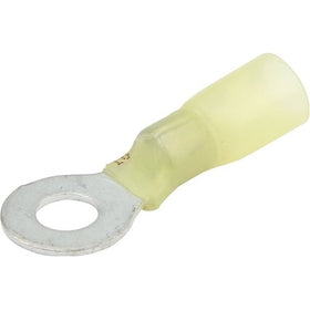 Allstar Performance (ALL76084) 1/4" Hole Heat Shrink Ring Terminal, Pack of 10