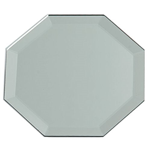 12 Inch Octagon Glass Mirror W/Bevel Edge