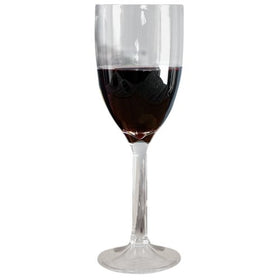 Camco Unbreakable Travel Red or White Wine Glass- 9 Ounce, Dishwasher Safe, BPA Free,Perfect For Picnics, Cookouts, and The Beach - Set of 2 (43861)