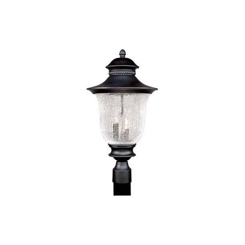 Forte Lighting 1727-03 12Wx21H Post Light, Black