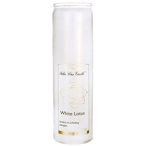 Aloha Bay Chakra Candle Jar, White Lotus