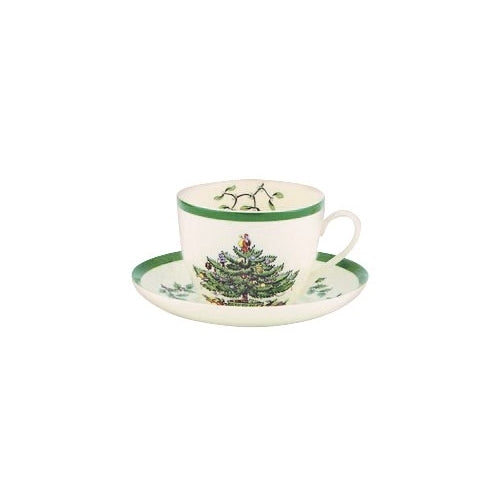 Spode Christmas Tree Teacup and Saucer