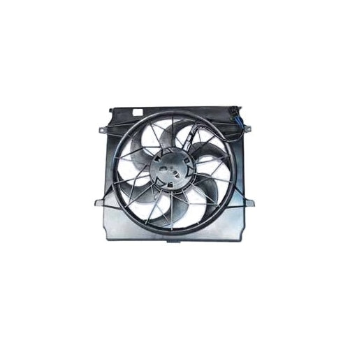 TYC 621140 Jeep Liberty Replacement Radiator/Condenser Cooling Fan Assembly(3 Pin)