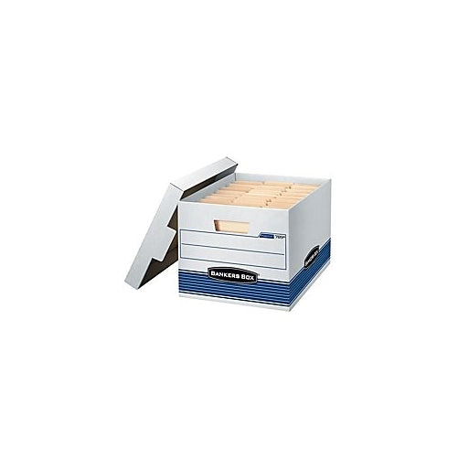 Bankers Box Stor/File Medium-Duty Storage Boxes, Letter/Legal, 4-Pack (0078907)