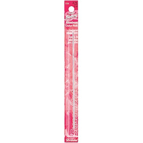 Susan Bates Silvalume Crochet Hooks 5-1/2":Size J (6mm), Light Yellow