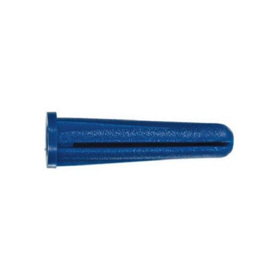 The Hillman Group 370345 Blue Conical Plastic Anchor, 14-16 X 1-3/8-Inch, 50-Pack