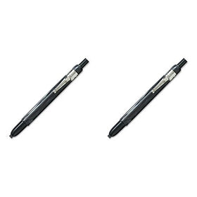 Listo 1620 Marking Pencil, Box of 12, BLACK, 2 Packs