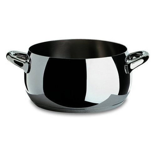 Alessi,SG101/16 "MAMI", Casserole with two handles in 18/10 stainless steel mirror polished,1 qt 23 oz