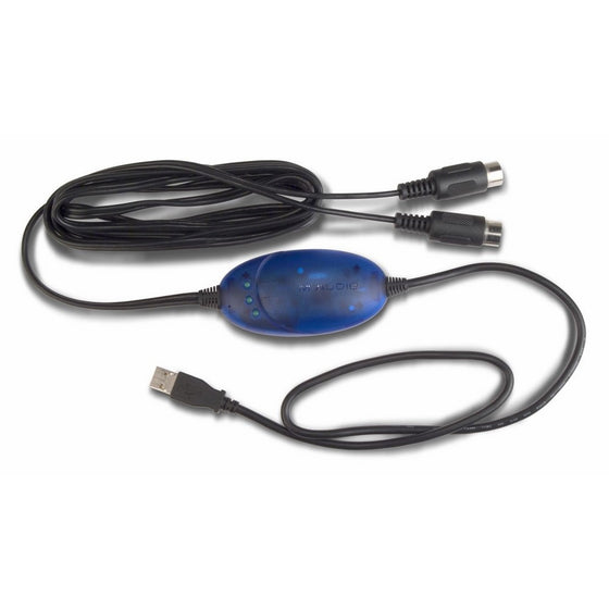 M-Audio USB Midisport Uno | Portable 1-in/1-out MIDI Interface via USB connection (16 x 16 MIDI channels)