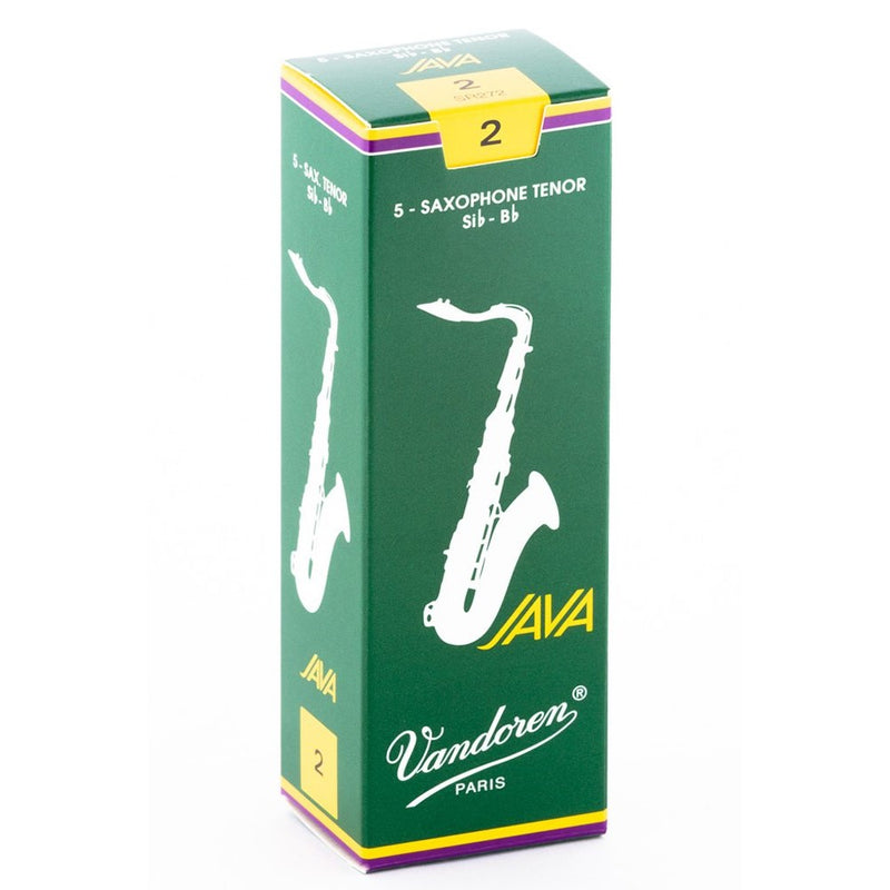 Vandoren SR272 Tenor Sax JAVA Reeds Strength 2; Box of 5